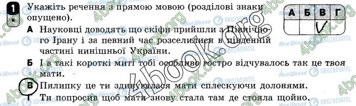 ГДЗ Українська мова 9 клас сторінка В2 (1)